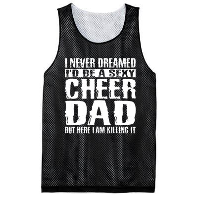 FatherS Day Shirts Cheer Dad & Killing It Cheerdancing Mesh Reversible Basketball Jersey Tank