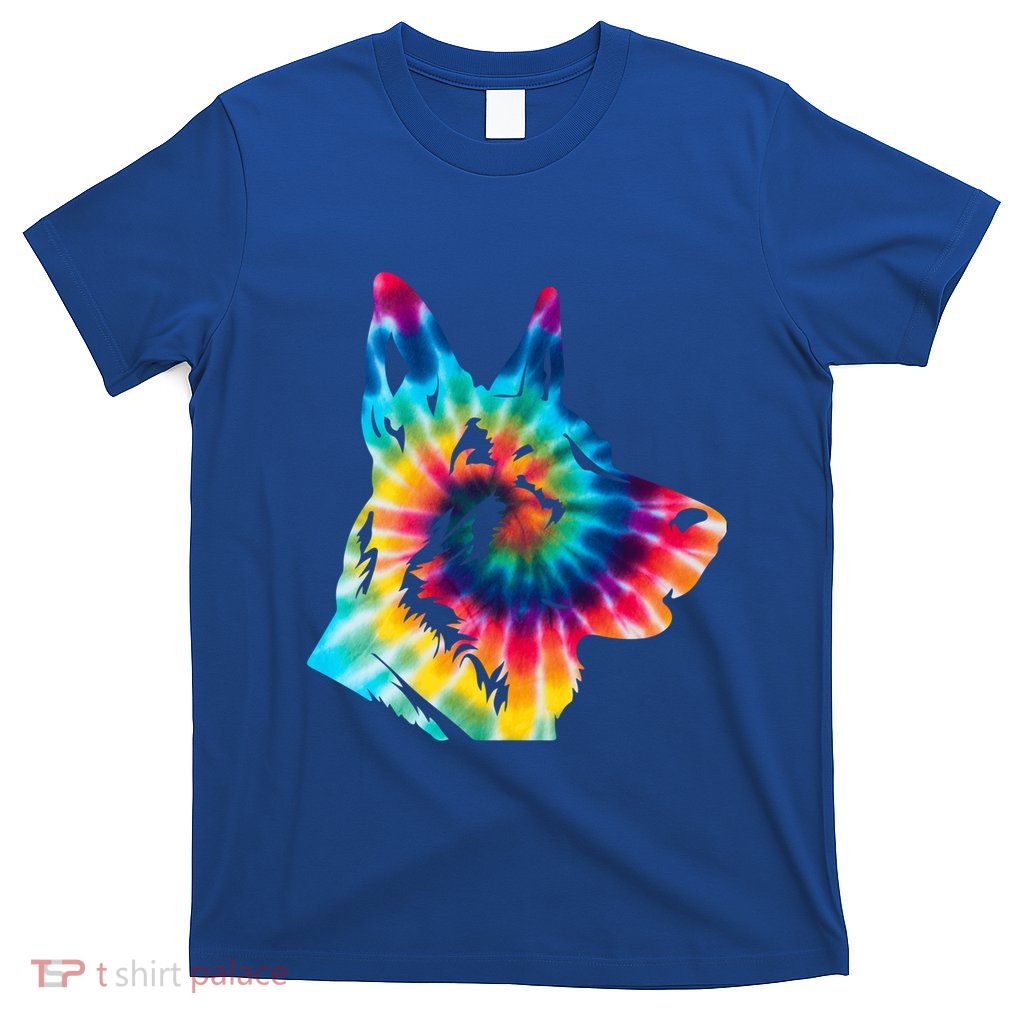 Funny Dog Squad Puppy Lovers Ger Shepherd Mom Tie Dye Gift T-Shirt