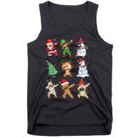 Festive Dabbing Santa Elf Crew for Christmas Tank Top