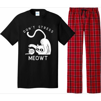 Feline Don’t Stress Meowt Cute Gift Pajama Set