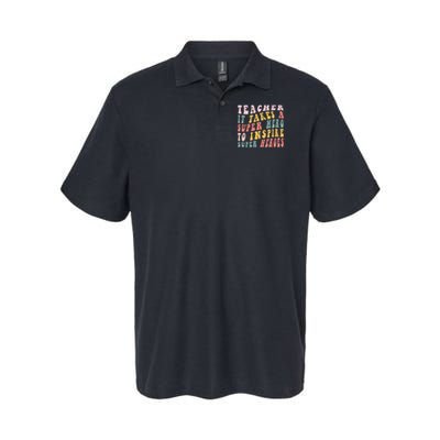 First Day School Superhero Inspire Super Heros Teacher Women Polo