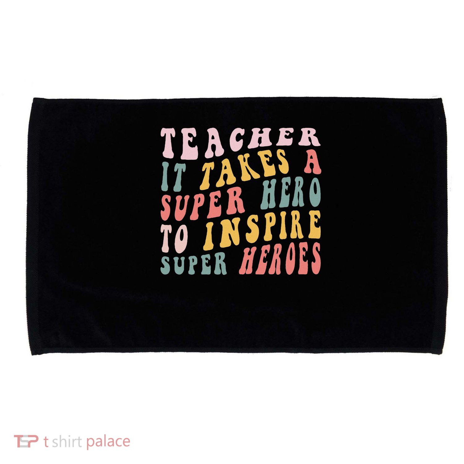 First Day School Superhero Inspire Super Heros Teacher Women Microfiber Hand Towel