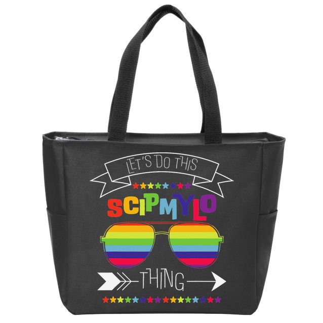 Field Day Spirit Zip Tote Bag