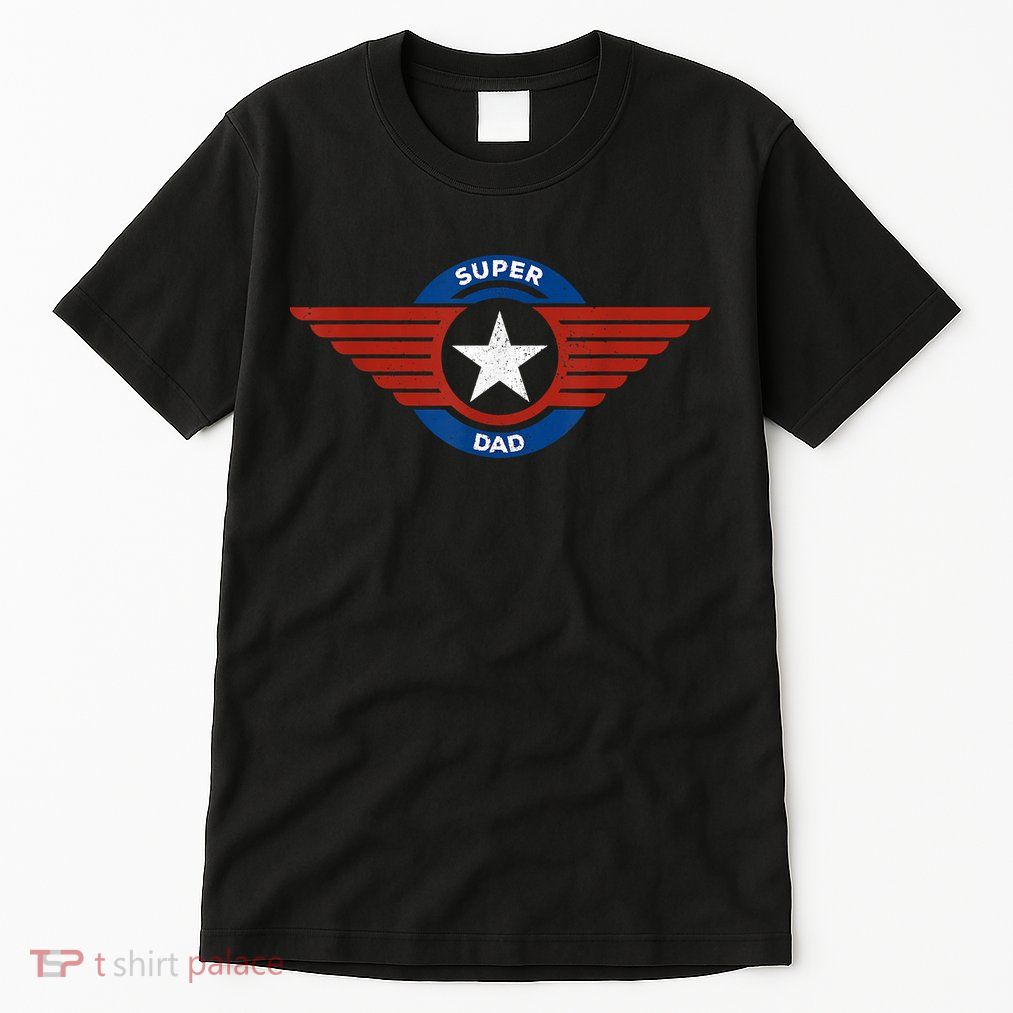 Father's Day Super Hero Dad Father And Protector Tall T-Shirt