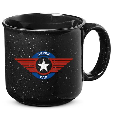 Father's Day Super Hero Dad Father And Protector 15oz Campfire Ceramic Mug