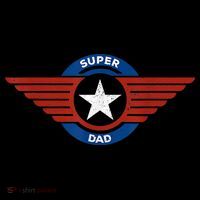 Father's Day Super Hero Dad Father And Protector Flatbill Hat