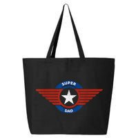 Father's Day Super Hero Dad Father And Protector 25L Jumbo Tote