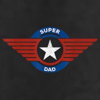 Father's Day Super Hero Dad Father And Protector 25L Jumbo Tote
