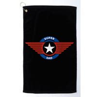 Father's Day Super Hero Dad Father And Protector Golf Towel