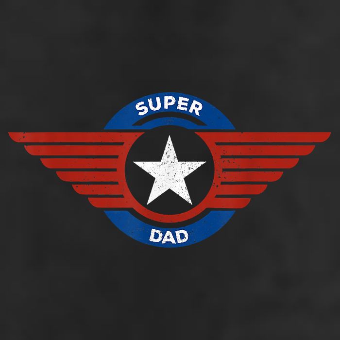 Father's Day Super Hero Dad Father And Protector Golf Towel