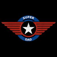 Father's Day Super Hero Dad Father And Protector Cropped Pullover Crew