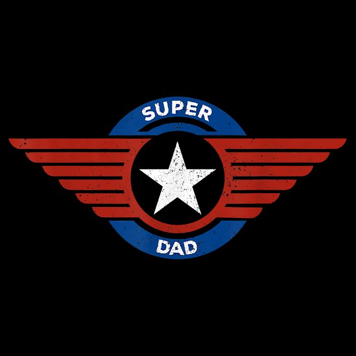 Father's Day Super Hero Dad Father And Protector Cropped Pullover Crew