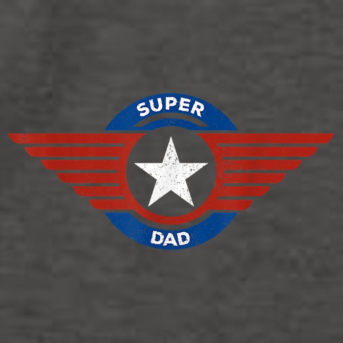 Father's Day Super Hero Dad Father And Protector Vector Backpack