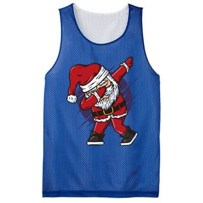 Funny Dabbing Santa Claus Dab Color Christmas Holiday Dance Cool Gift Mesh Reversible Basketball Jersey Tank