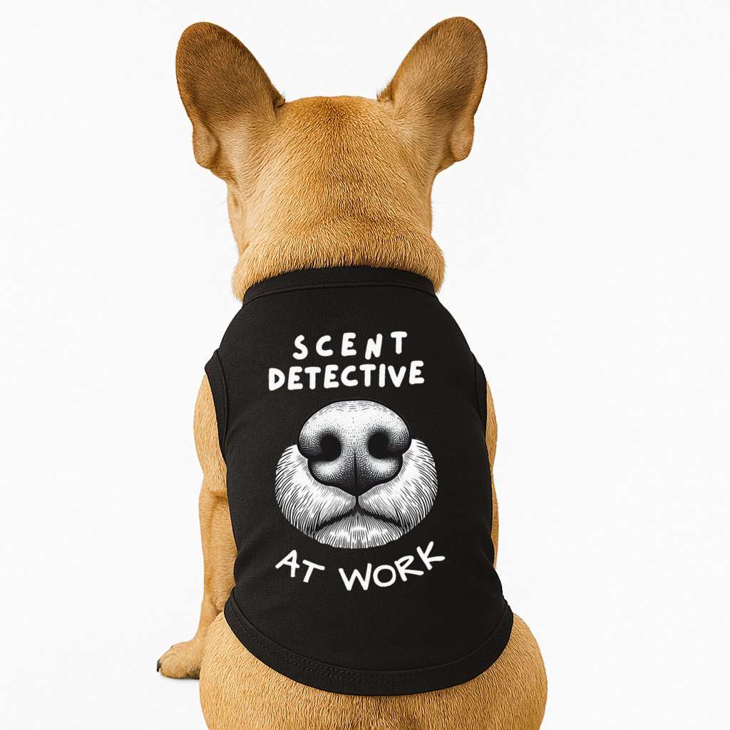 Fun Dog Scent Design Scent Detective At Work Doggie Tank