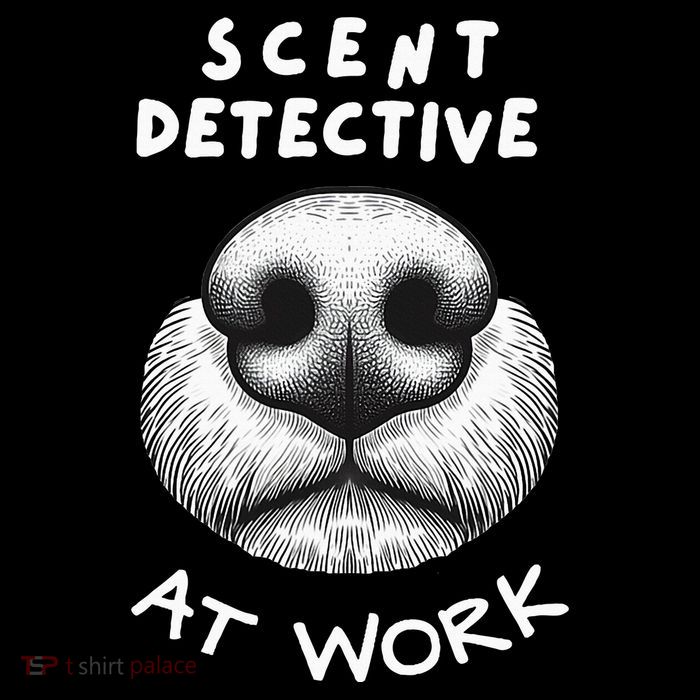Fun Dog Scent Design Scent Detective At Work Sustainable Bucket Hat