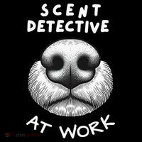 Fun Dog Scent Design Scent Detective At Work 7-Panel Snapback Hat