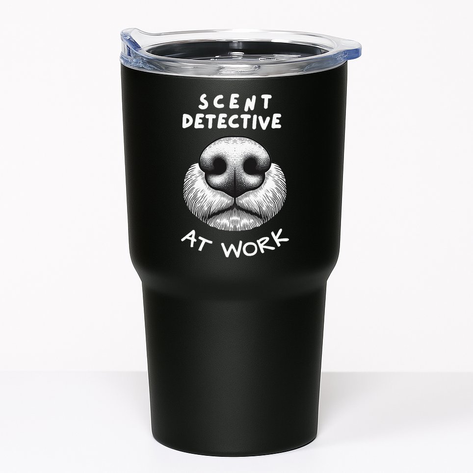 Fun Dog Scent Design Scent Detective At Work Tumbler