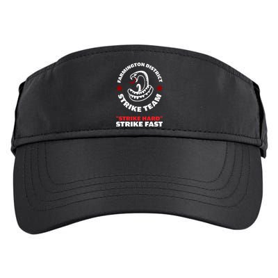 Farmington District Strike Team Strike Hard Strike Fast Adult Drive Performance Visor