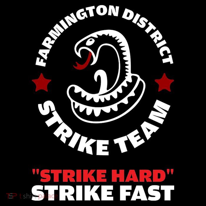 Farmington District Strike Team Strike Hard Strike Fast Flatbill Hat