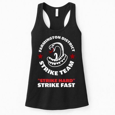 Farmington District Strike Team Strike Hard Strike Fast Womens Tank Top