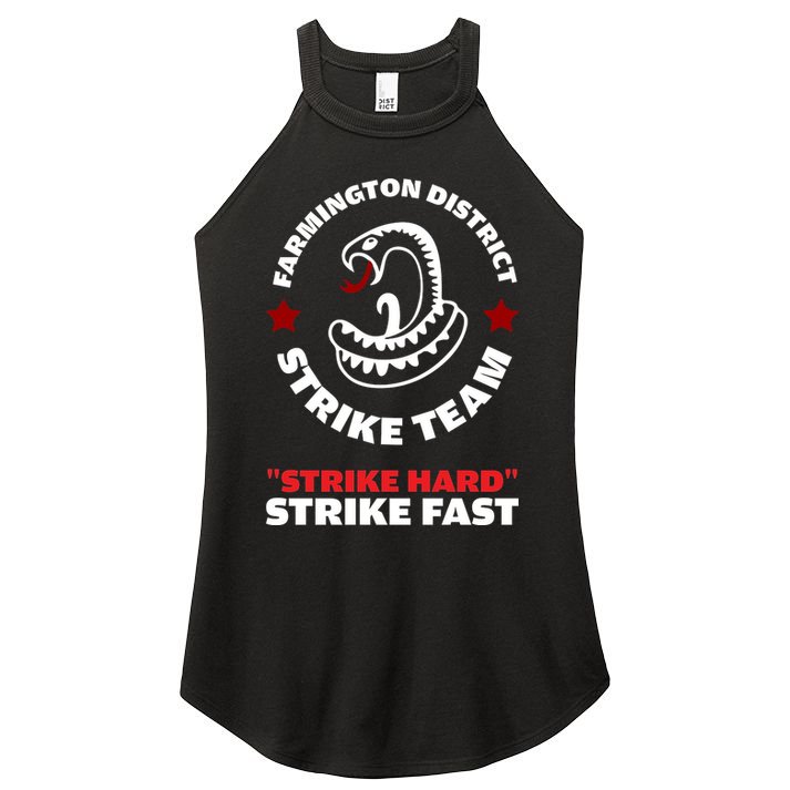 Farmington District Strike Team Strike Hard Strike Fast Women's Perfect Tri Rocker Tank
