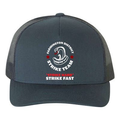 Farmington District Strike Team Strike Hard Strike Fast Yupoong Adult 5-Panel Trucker Hat