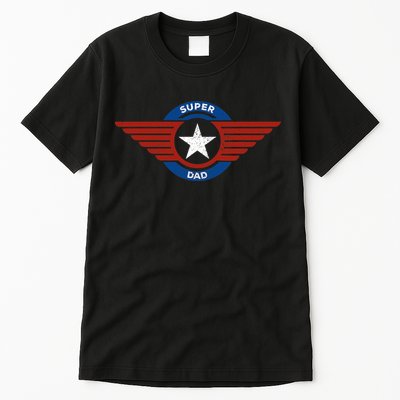 Father's Day Super Hero Dad Father and Protector Tall T-Shirt