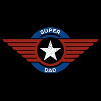 Father's Day Super Hero Dad Father and Protector Impact Tech Backpack