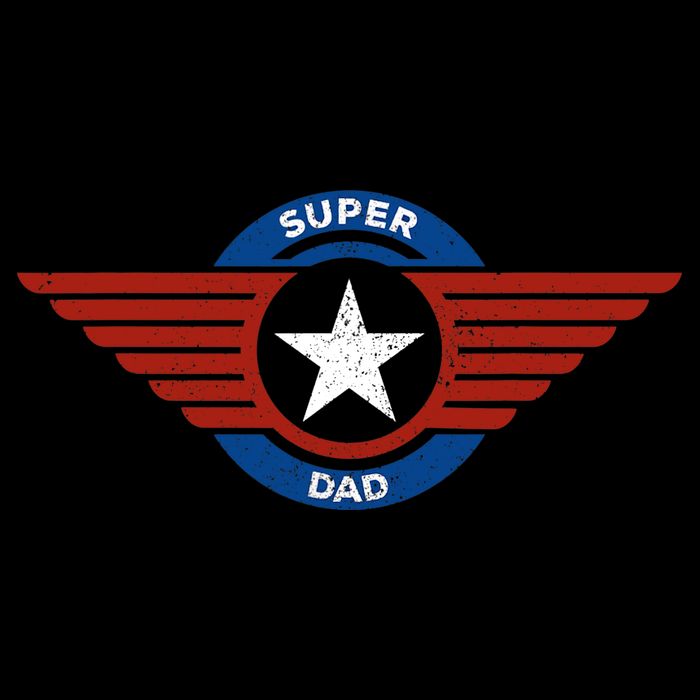 Father's Day Super Hero Dad Father and Protector Impact Tech Backpack