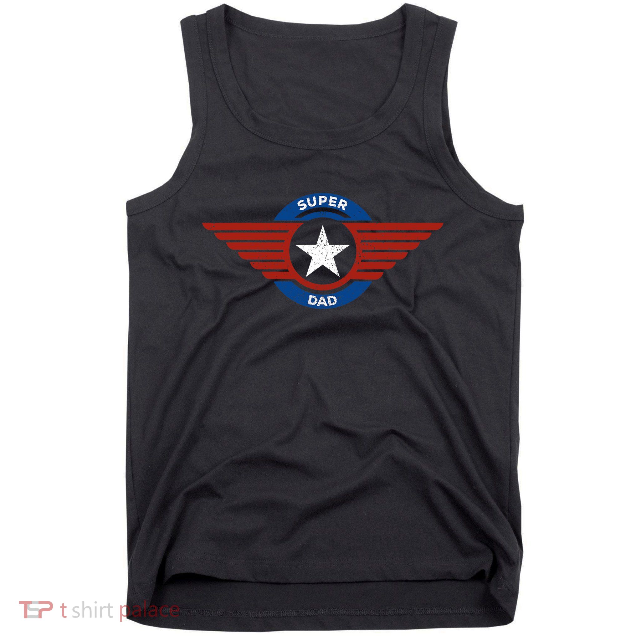 Father's Day Super Hero Dad Father and Protector Tank Top