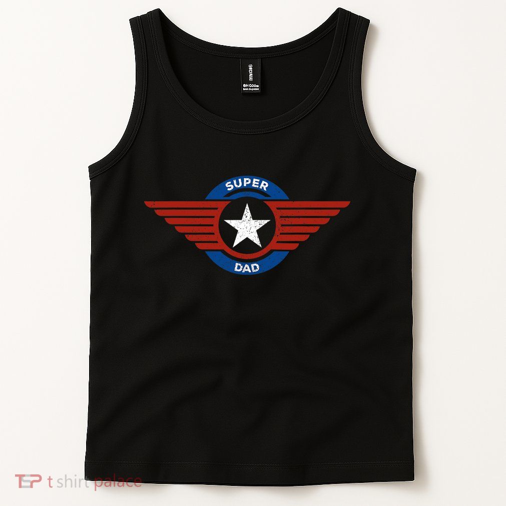 Father's Day Super Hero Dad Father and Protector Tank Top