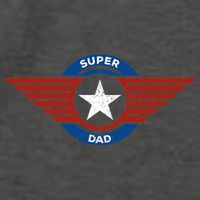 Father's Day Super Hero Dad Father and Protector Vector Backpack