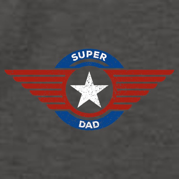 Father's Day Super Hero Dad Father and Protector Vector Backpack