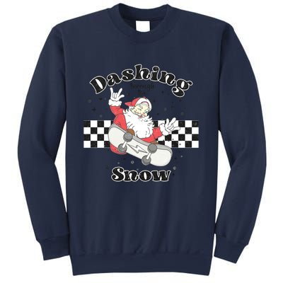 Funny Dashing Snow Retro Christmas Sweatshirt