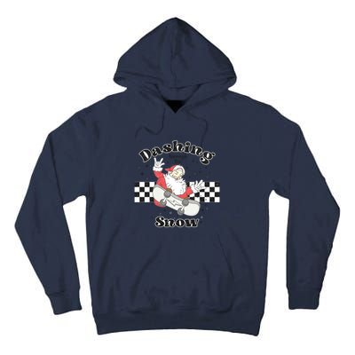 Funny Dashing Snow Retro Christmas Tall Hoodie