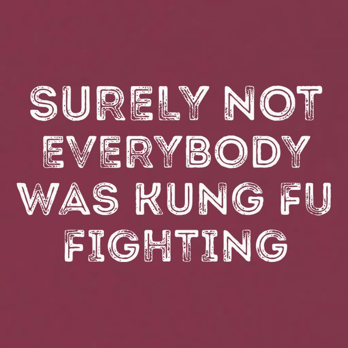 Funny Distressed Surely Not Everybody Was Kung Fu Fighting 16oz Travel Tumbler