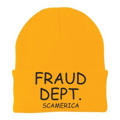 Fraud Dept Scam America Knit Cap Winter Beanie