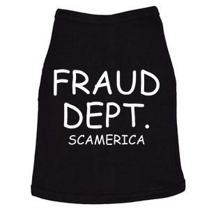 Fraud Dept Scam America Doggie Tank