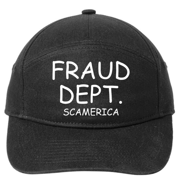 Fraud Dept Scam America 7-Panel Snapback Hat