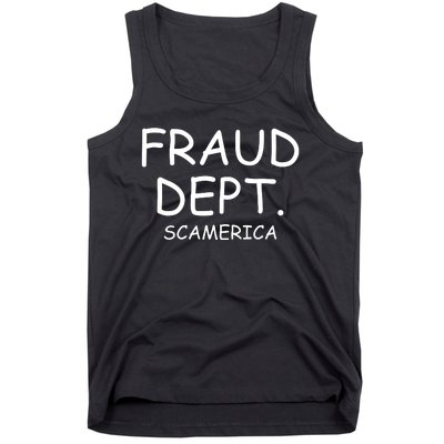 Fraud Dept Scam America Tank Top