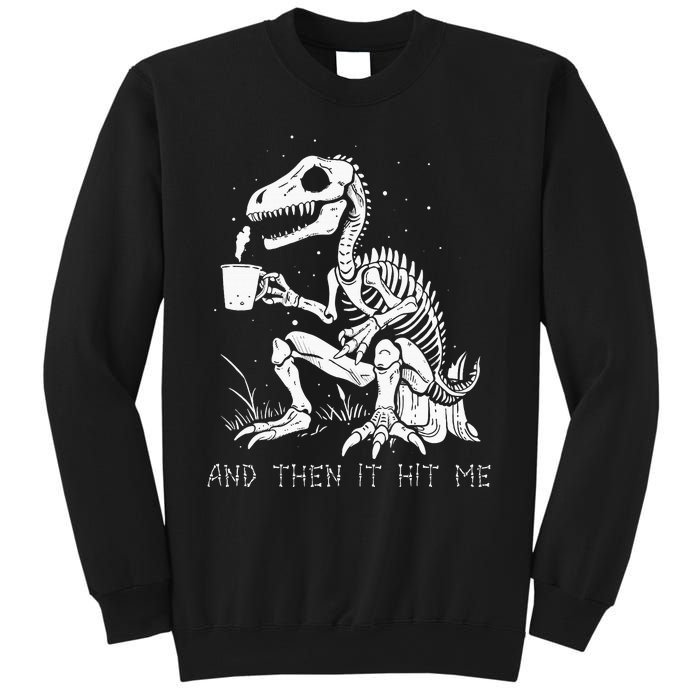 Funny Dinosaur Skeleton Costume Goth Halloween Sweatshirt