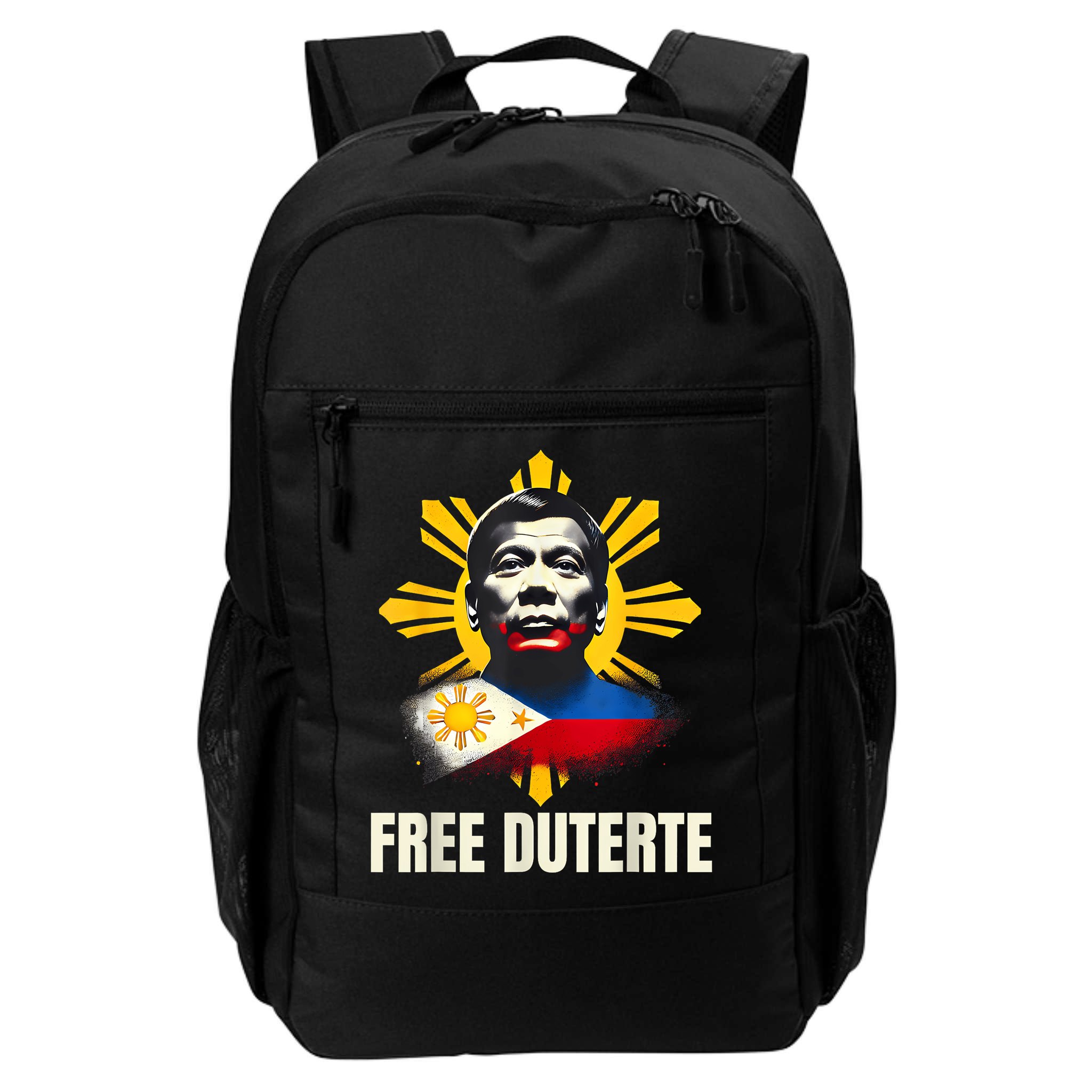 Free Duterte Supporter President Rodrigo Digong Patriots Backpack