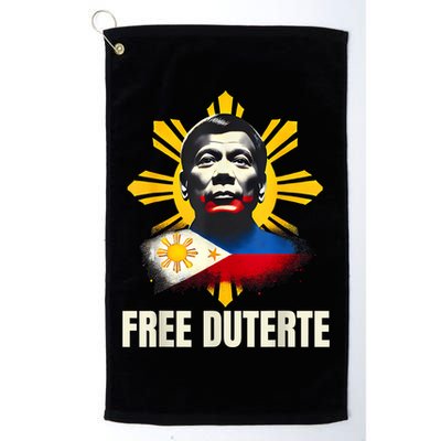 Free Duterte Supporter President Rodrigo Digong Patriots Golf Towel