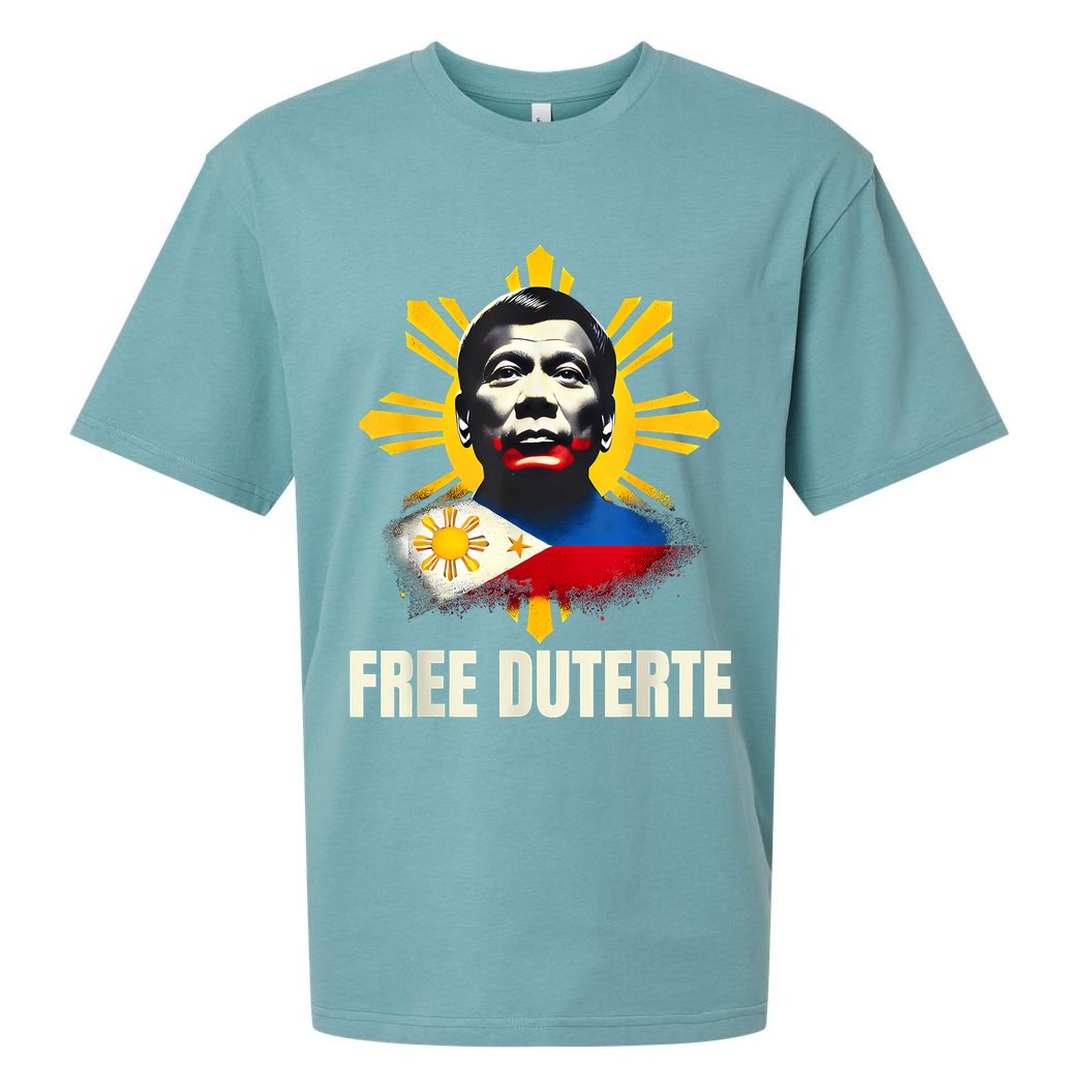 Free Duterte Supporter President Rodrigo Digong Patriots Sueded Cloud Jersey T-Shirt