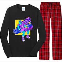 Funny Doing Stuff Workout Bodybuilding Fitness Gym Muscle Long Sleeve Pajama Set