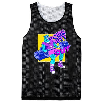 Funny Doing Stuff Workout Bodybuilding Fitness Gym Muscle Mesh Reversible Basketball Jersey Tank