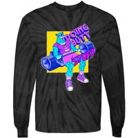 Funny Doing Stuff Workout Bodybuilding Fitness Gym Muscle Tie-Dye Long Sleeve Shirt