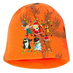 Festive Dabbing Santa Elf Deer Friends for Christmas Kati - Camo Knit Beanie