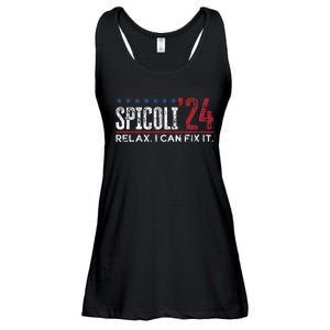 Funny Distressed Spicoli 24 Spicoli 2024 Relax I Can Fix It Ladies Essential Flowy Tank